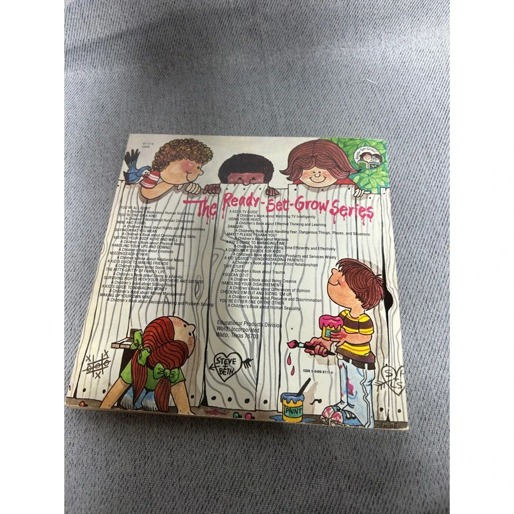 Keeping Your Body Alive and Well Book Joy Wilt 1979 Red Ready-Set-Grow Paperback